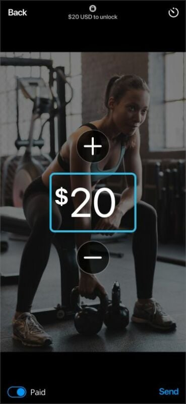 Paid Content on Alua